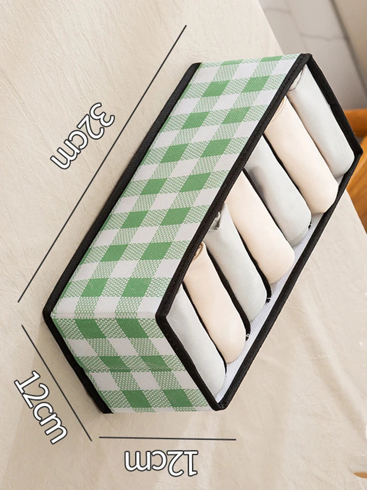 Foldable Wardrobe Closet Bedroom Storage Clothes Sock Bra Pants Organizer Underwear Box Stackable Drawers For Cabinet Save Space