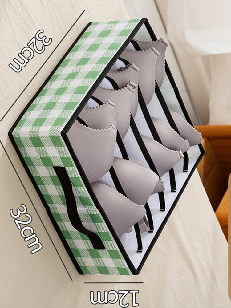 Foldable Wardrobe Closet Bedroom Storage Clothes Sock Bra Pants Organizer Underwear Box Stackable Drawers For Cabinet Save Space