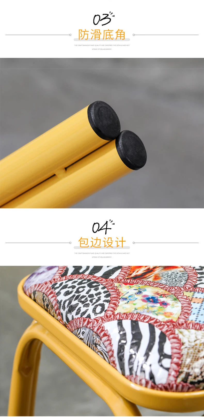 Modern Household Padded Stool Living Room Round Bench Coffee Table Step Stools Student Dormitory Solid Color Small Low Chairs