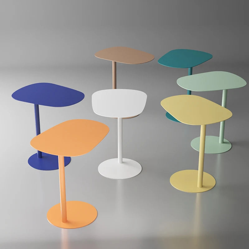 Household Furniture Iron Art Mini Coffee Tables Nordic Home Living Room Decoration Indoor Mobile Bedside Table Sofa Side Tables
