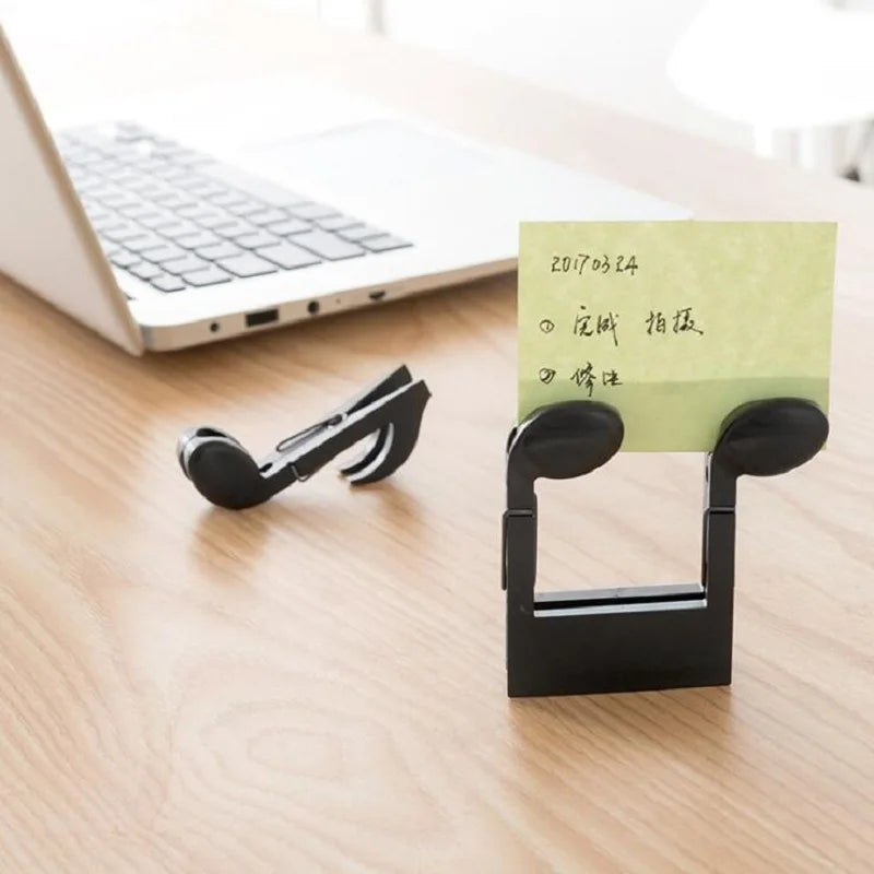 Single Double Music Notes Sock Clips Bag Clamp Cloth Dry Storage Hanger Lingerie Hooks Hat Underwear HK-40