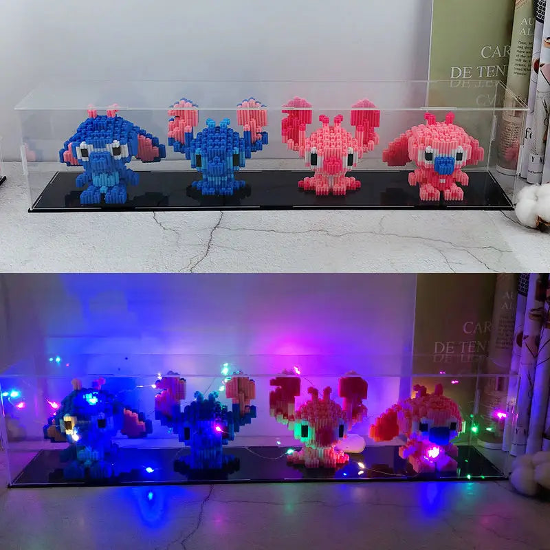 10-40cm Display Box for Collectibles Assemble Clear Acrylic Case Dustproof Protection Showcase for Action Figures Organizing Toy