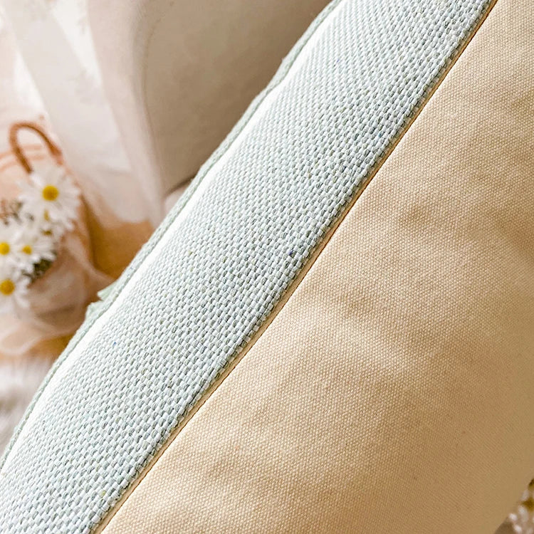Home Decor Cushion Cover Throw Pillow Cover Yellow Grey Coffee Pink Boho Style Tassels for Living Room Bed Room 45x45cm/30x50cm