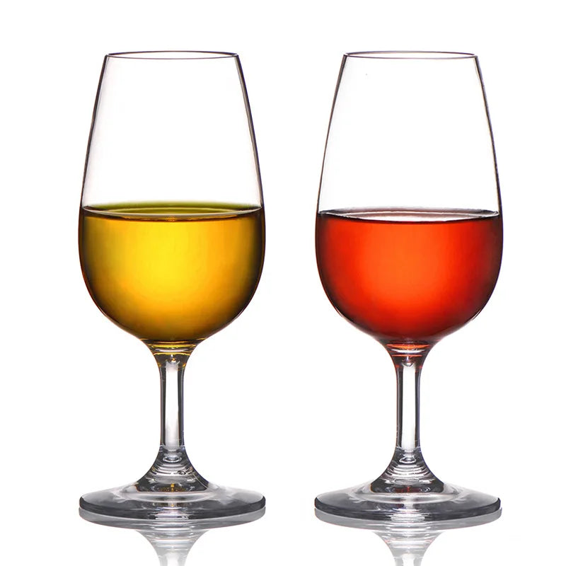 2Pcs Tritan Plastic Red Wine Glass Unbreakable Wine Goblet Cocktail Glass For Home Wedding Party Travel Picnic Juice Wine Cups