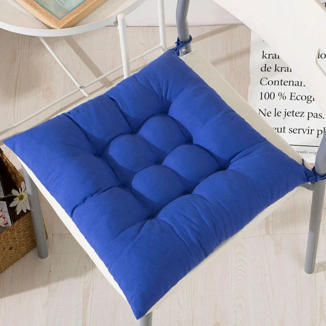 Soft Kitchen Chair Cushion Solid Seat Pillow For Car Home Red Square Chair Pad Office Sitting Cushhions Decorative Room Almofada