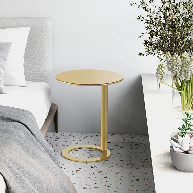 Nordic Living Room Furniture Coffee Table Metal Craft Mini Sofa Side Tables Indoor Mobile Bedside Table Home Decor Furnitures
