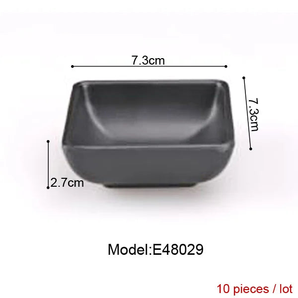 Imitation Porcelain Dinnerware Dinner Plates Tapas Dish With Hot Pot Restaurant A5 Melamine Dish Melamine Tableware