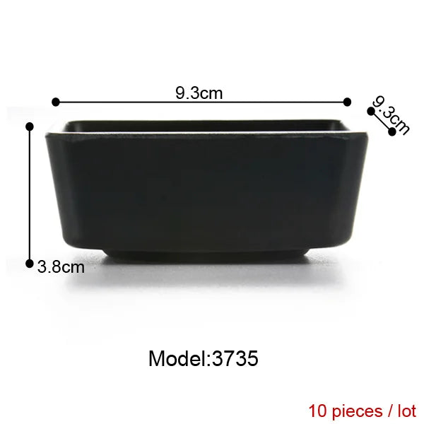 Imitation Porcelain Dinnerware Dinner Plates Tapas Dish With Hot Pot Restaurant A5 Melamine Dish Melamine Tableware