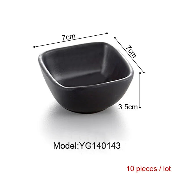 Imitation Porcelain Dinnerware Dinner Plates Tapas Dish With Hot Pot Restaurant A5 Melamine Dish Melamine Tableware