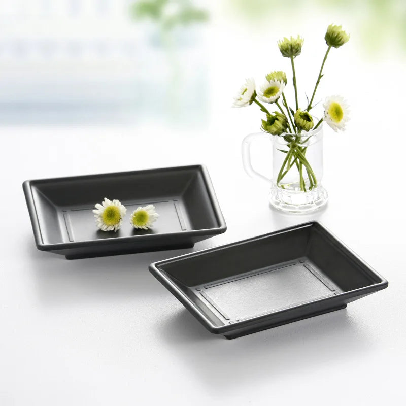 Imitation Porcelain Dinnerware Dinner Plates Tapas Dish With Hot Pot Restaurant A5 Melamine Dish Melamine Tableware