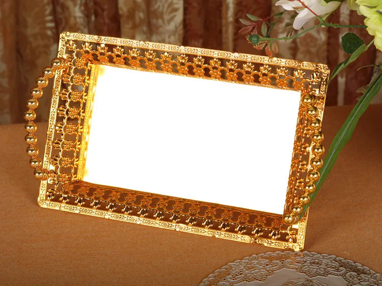 Special offer shipping high-end European fruit plate hotel supplies KTV Home Furnishing gold silver size fruit compote