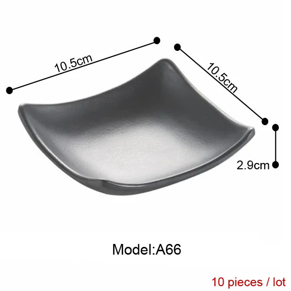 Imitation Porcelain Dinnerware Dinner Plates Tapas Dish With Hot Pot Restaurant A5 Melamine Dish Melamine Tableware