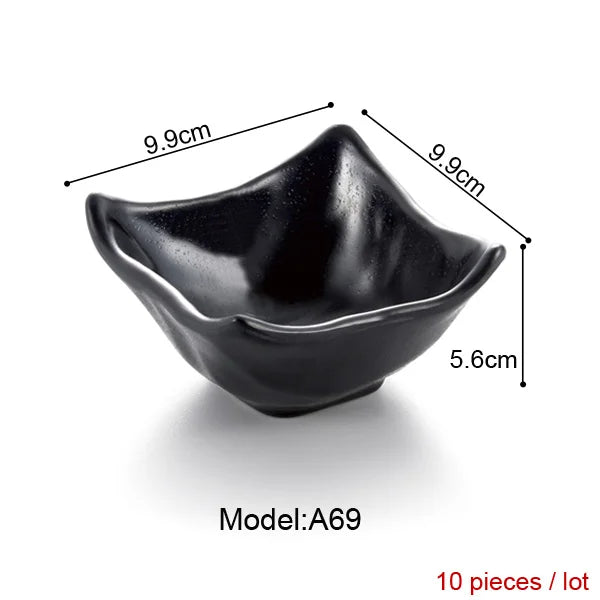 Imitation Porcelain Dinnerware Dinner Plates Tapas Dish With Hot Pot Restaurant A5 Melamine Dish Melamine Tableware