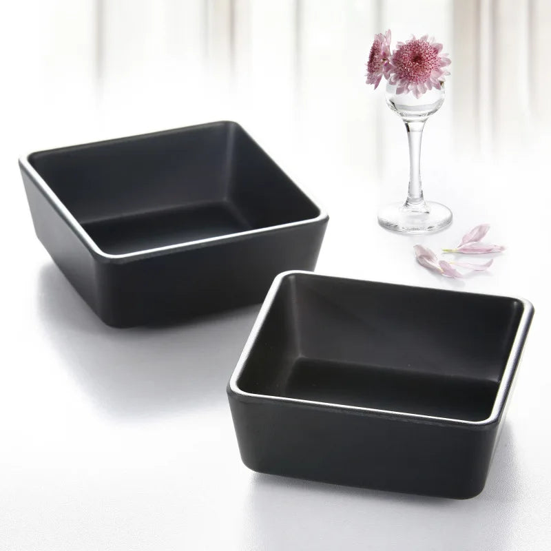 Imitation Porcelain Dinnerware Dinner Plates Tapas Dish With Hot Pot Restaurant A5 Melamine Dish Melamine Tableware