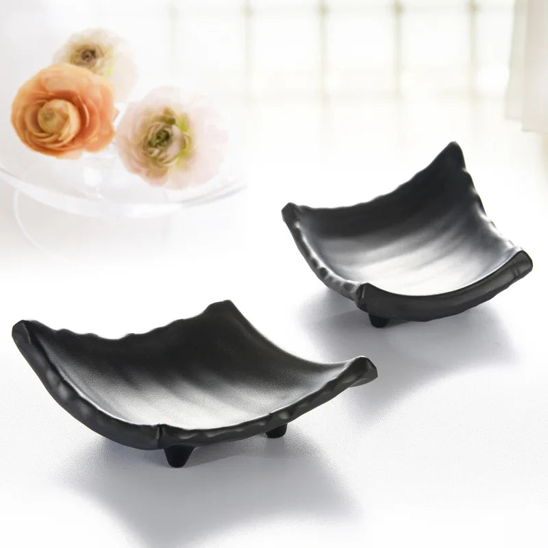 Imitation Porcelain Dinnerware Dinner Plates Tapas Dish With Hot Pot Restaurant A5 Melamine Dish Melamine Tableware