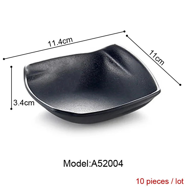 Imitation Porcelain Dinnerware Dinner Plates Tapas Dish With Hot Pot Restaurant A5 Melamine Dish Melamine Tableware