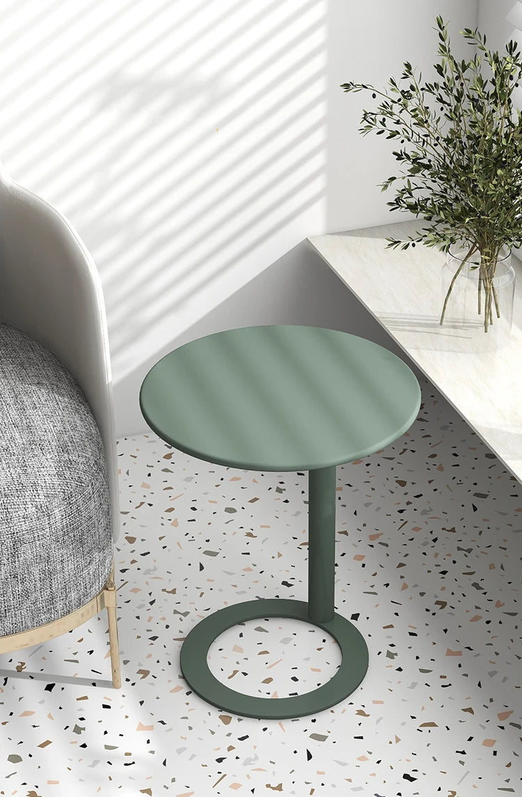 Nordic Living Room Furniture Coffee Table Metal Craft Mini Sofa Side Tables Indoor Mobile Bedside Table Home Decor Furnitures