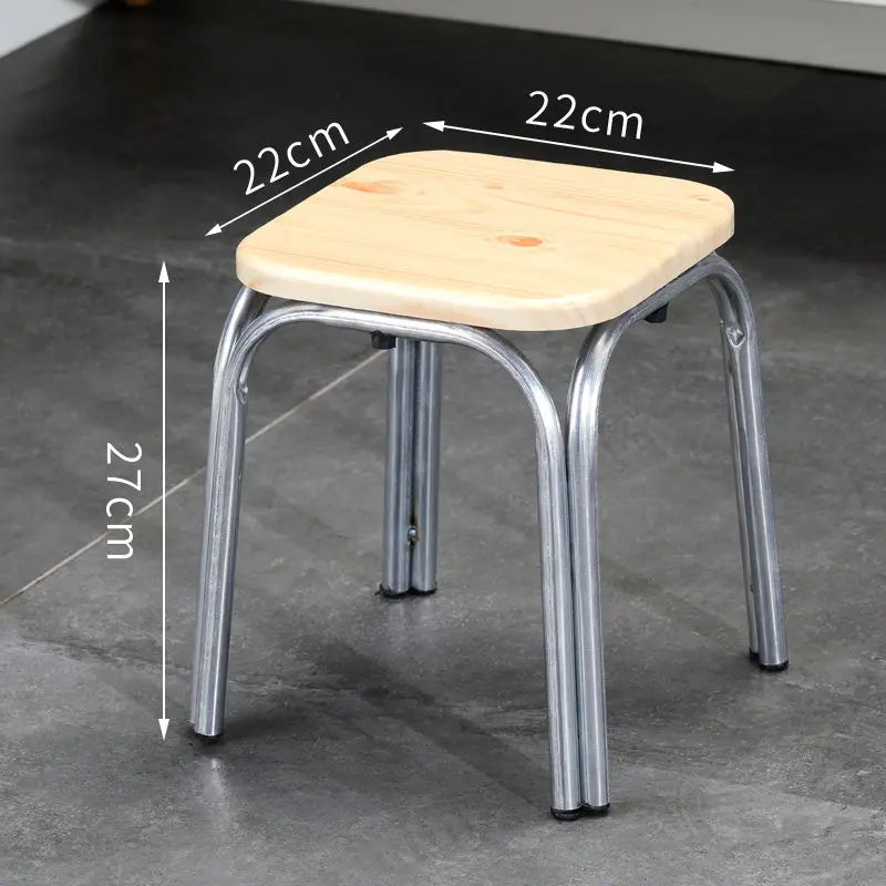 Modern Household Padded Stool Living Room Round Bench Coffee Table Step Stools Student Dormitory Solid Color Small Low Chairs