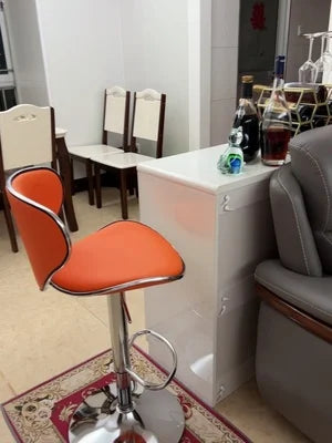 Bar Furniture High Stools Kitchen Adjustable Lift Backrest Bar Chair Swivel Nordic Bar Counter Sofa Chairs Bar Banks Dining Seat