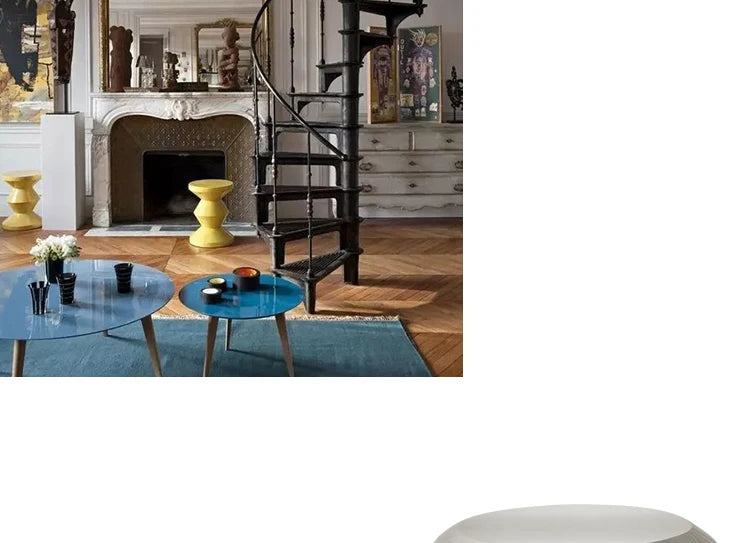 luxury side table black console table Nordic Contemporary corner coffee table