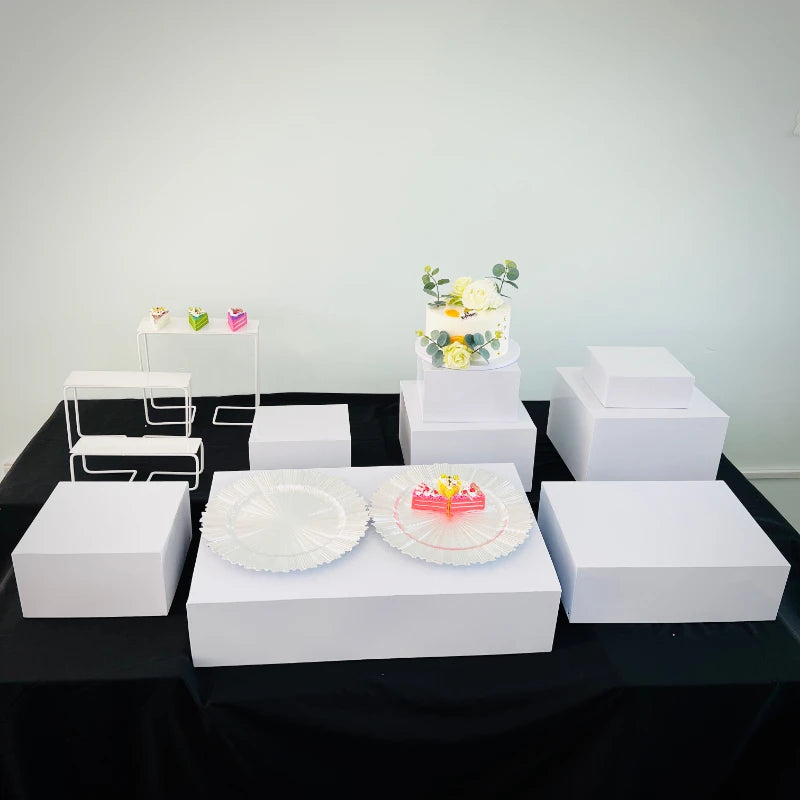 Luxury Fashion Column Buffet Pastry Display Stand Dessert Banquet Table Centerpiece Candy Bar Party Cake Fruit Drink Food Holder