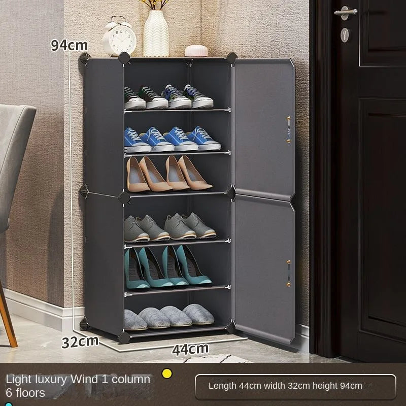 Modern Home Furniture Shoe Rack Cabinets Storage Organizers For Room Cupboard Hallway Entrance Shelf Shoes Layers Dustproof