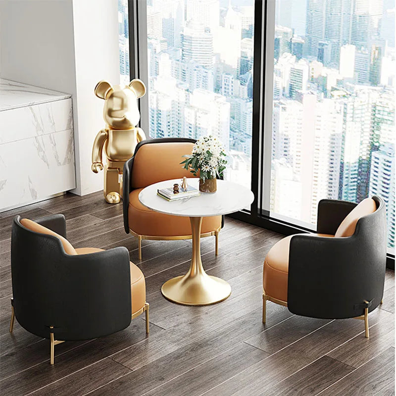 Nordic Single-Seat Sofa Chair Living Room Home Sofa Table and Chair