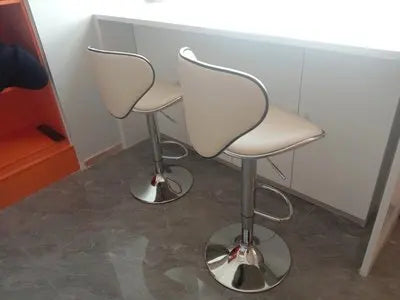 Bar Furniture High Stools Kitchen Adjustable Lift Backrest Bar Chair Swivel Nordic Bar Counter Sofa Chairs Bar Banks Dining Seat
