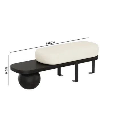 Nordic Solid Wood Shoe Stool Creative Wool Sofa Doorway Senior Sense Cloakroom Living Room Porch Household Fitting Rest Bench