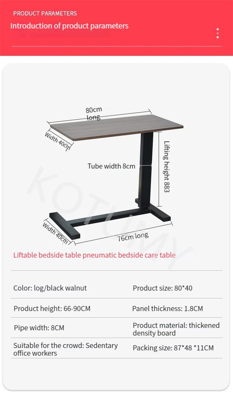 Laptop Desk Bedside Desk Bedroom Mobile Foldable Rotary Lift Office Computer Learning Sofa Table