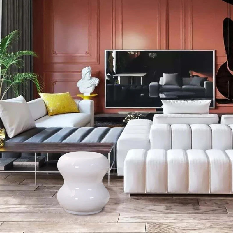 luxury side table black console table Nordic Contemporary corner coffee table