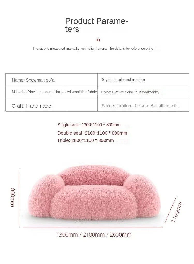 Relax 3 Seater Sofa Stretch Living Room Unusual Modern Couch Pink Lazy Designer Curved Ergonomic Canape Salon Home Furniture
