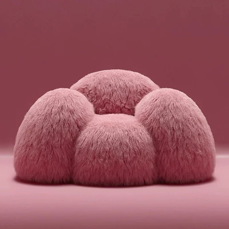Relax 3 Seater Sofa Stretch Living Room Unusual Modern Couch Pink Lazy Designer Curved Ergonomic Canape Salon Home Furniture