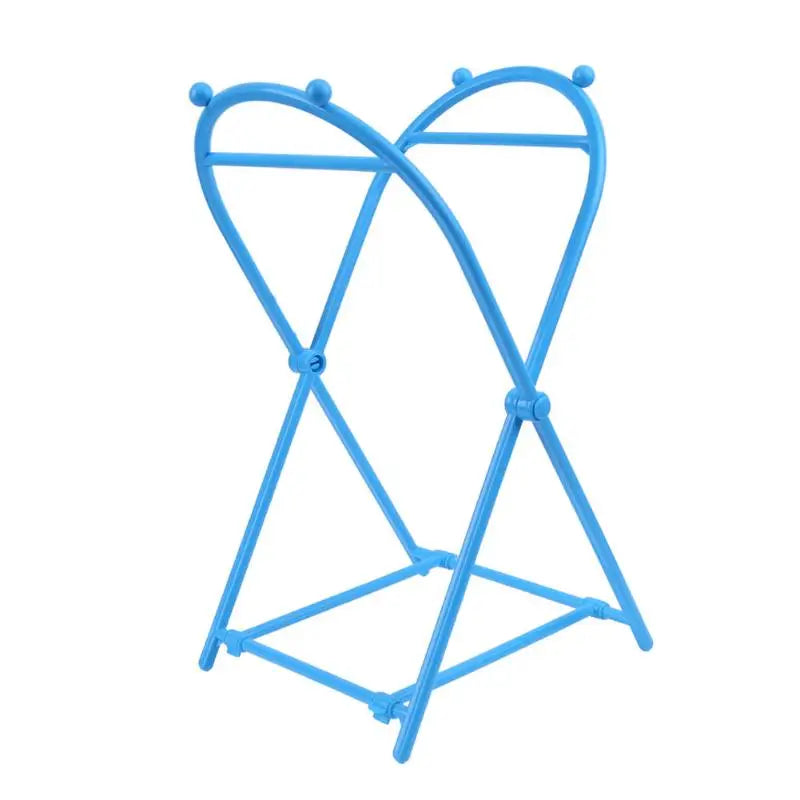 X-type Folding Trash Can Plastic Trash Bag Holder Garbage Bag Rack Home Kitchen Storage Rack