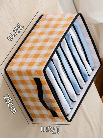 Foldable Wardrobe Closet Bedroom Storage Clothes Sock Bra Pants Organizer Underwear Box Stackable Drawers For Cabinet Save Space