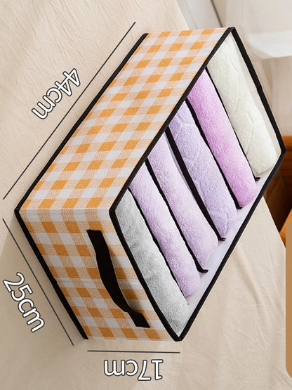 Foldable Wardrobe Closet Bedroom Storage Clothes Sock Bra Pants Organizer Underwear Box Stackable Drawers For Cabinet Save Space