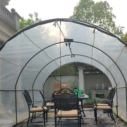 New Transparent PE Tarp Gazebo Canopy Awnings Outdoor Garden Succulent Plants Rainproof Cloth Keep Warm Tarpaulin