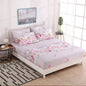 Fitted Sheet Mattress Cover Polyester Printing Bedding Linens Bed Sheets With Elastic Band Double Queen Size Bedsheet 180X200 CM