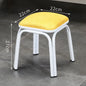 Modern Household Padded Stool Living Room Round Bench Coffee Table Step Stools Student Dormitory Solid Color Small Low Chairs