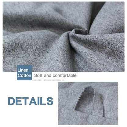 Large Small Lazy BeanBag Sofas Cover Chairs without Filler Linen Cloth Lounger Seat Bean Bag Pouf Puff Couch Tatami Living Room
