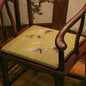 Bamboo Embroidered Chinese Style Office Chair Cushion Cotton Linen High Qualtity Non-slip Home Decoration Seat Cushion