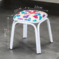 Modern Household Padded Stool Living Room Round Bench Coffee Table Step Stools Student Dormitory Solid Color Small Low Chairs