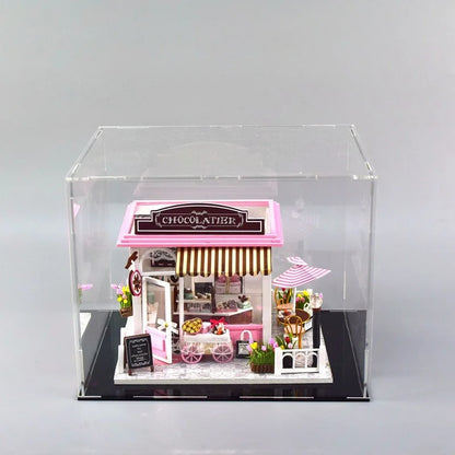 10-40cm Display Box for Collectibles Assemble Clear Acrylic Case Dustproof Protection Showcase for Action Figures Organizing Toy