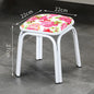 Modern Household Padded Stool Living Room Round Bench Coffee Table Step Stools Student Dormitory Solid Color Small Low Chairs