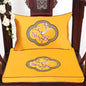 Chinese Flower and Birds Seat Cushions with Ties, Dining Chair Pads, Silk Satin, Non-Slip Sitting Mat, Custom, Fine