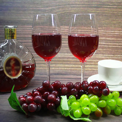 2Pcs Tritan Plastic Red Wine Glass Unbreakable Wine Goblet Cocktail Glass For Home Wedding Party Travel Picnic Juice Wine Cups
