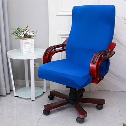 Plus Size Office Chair Covers Computer Universal Stretch Boss Chair Cover Modern High Back Rotating Lift Arm Chair Cover