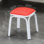 Modern Household Padded Stool Living Room Round Bench Coffee Table Step Stools Student Dormitory Solid Color Small Low Chairs