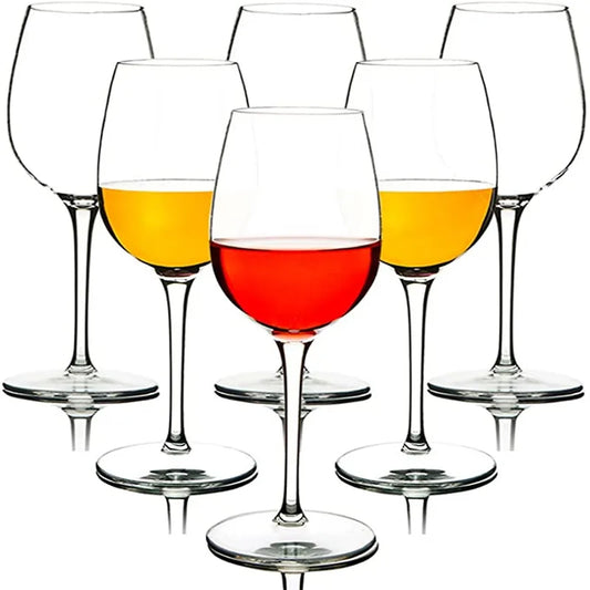 2Pcs Tritan Plastic Red Wine Glass Unbreakable Wine Goblet Cocktail Glass For Home Wedding Party Travel Picnic Juice Wine Cups