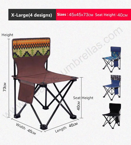 Bearing 150kg waterproof tensile 600D oxford outdoor collapsible compact foldable fishing traveling carrying away  beach chair